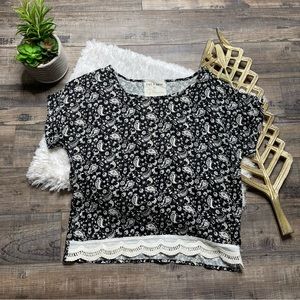 Cut + Sew by Golden Tote Paisley Top
